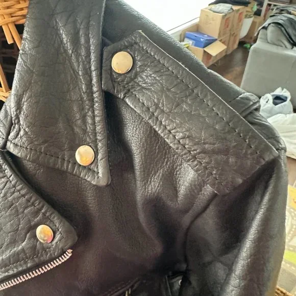 Jim Lane Leather Motorcycle Jacket size 42 - Picture 6 of 11